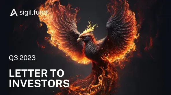 Sigil — Q3 2023 Letter to Investors