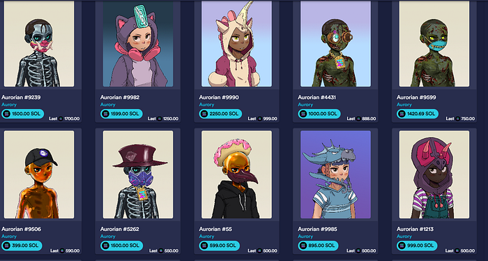 Aurory NFTs