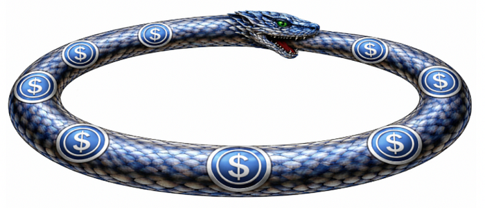 Stablecoin ouroboros