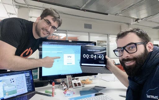 Co-CEOs: Thibauld Favre (L) and Joris Delanoue (R)